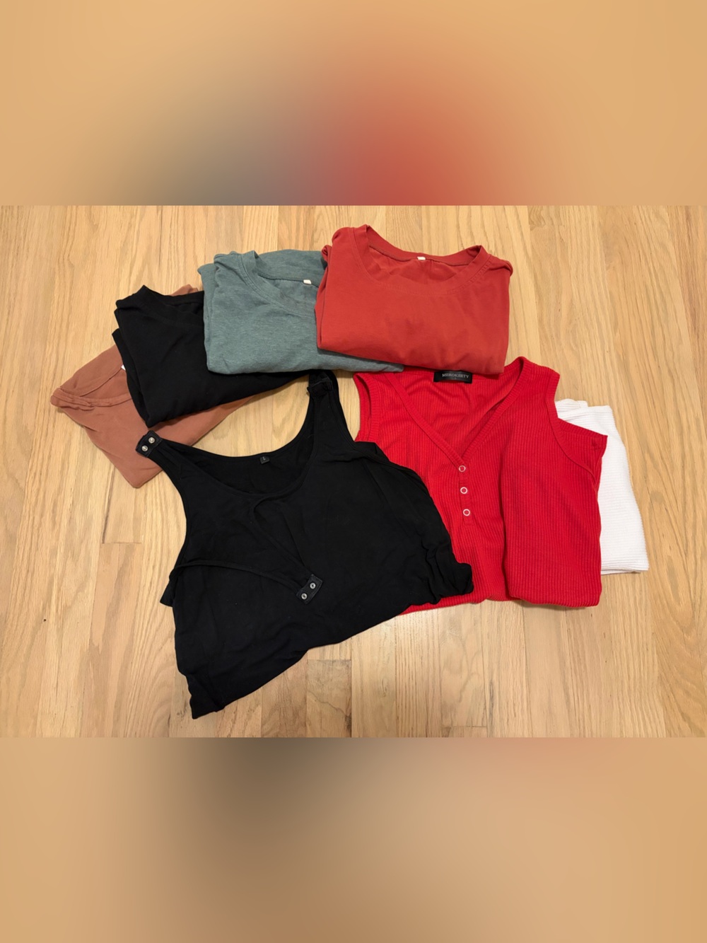 Nurse/Pump BUNDLE - Women's Short Sleeve and Tank Set, 7 from Oversized M to XL